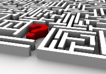 Question Mark in Maze