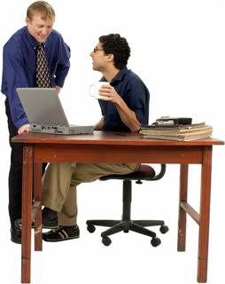 Happy Computer User