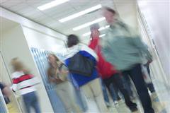 Students in Corridor