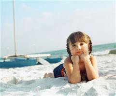 Small Girl on Beach